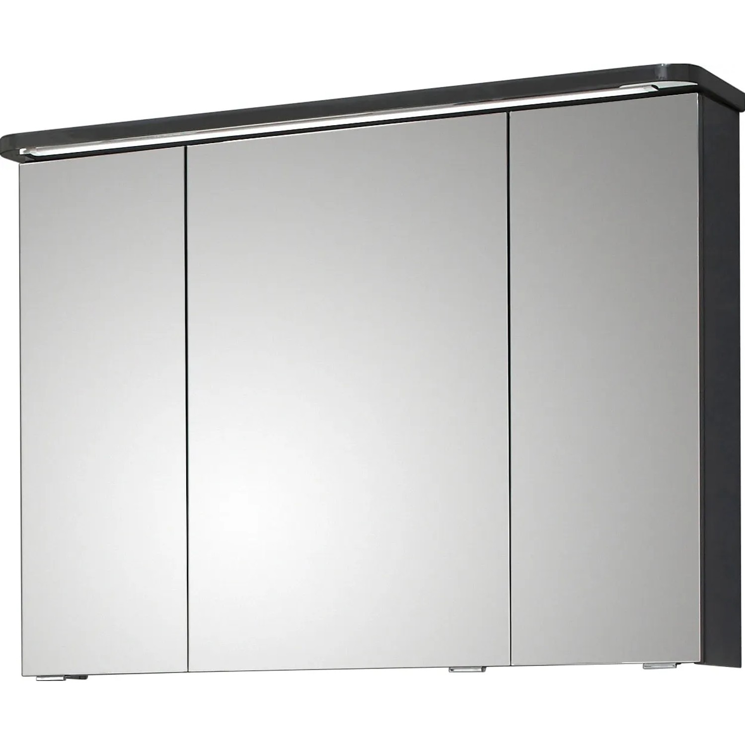 Pelipal Spiegelschrank Serie 4005 Quarzgrau Hochglanz 90 cm