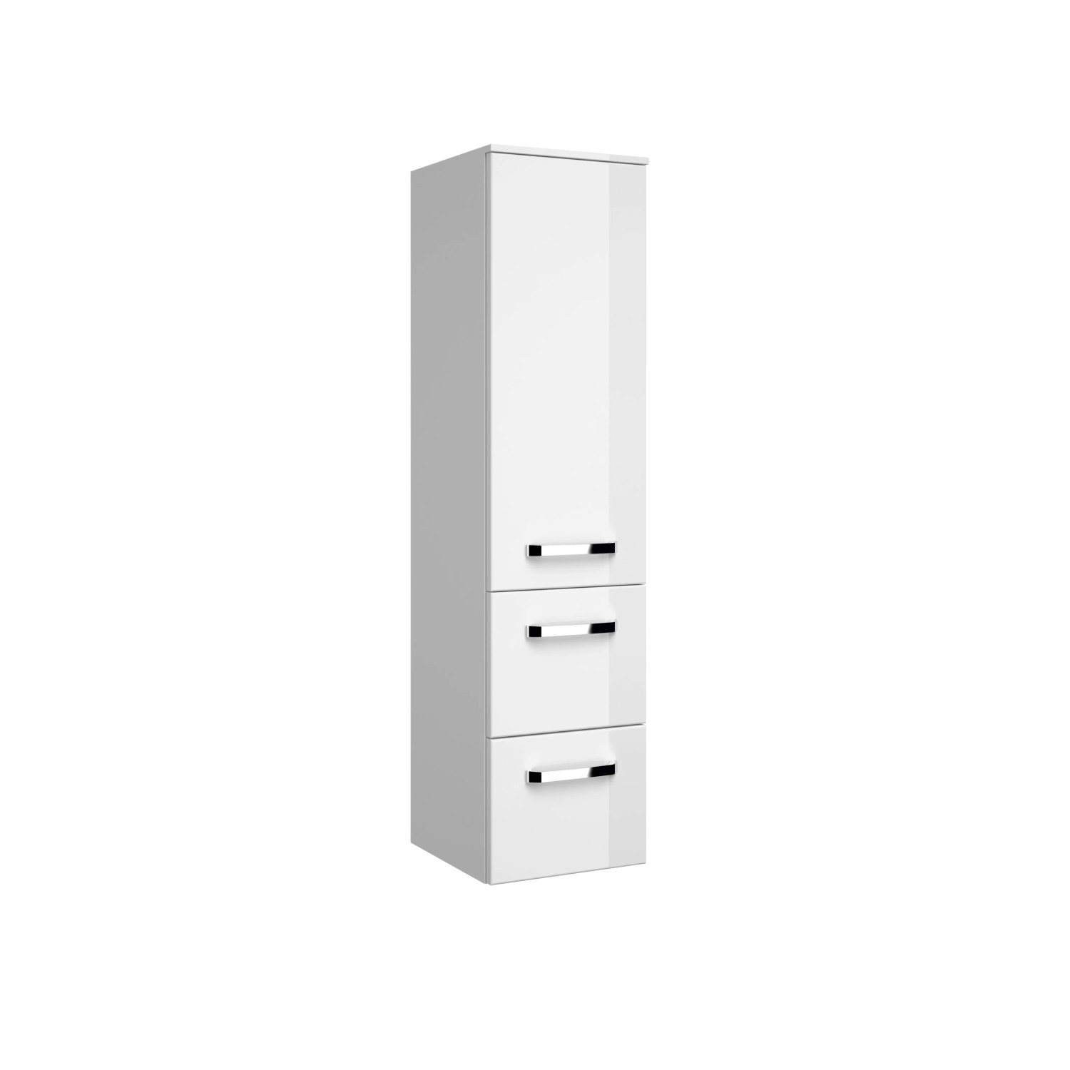 Pelipal Bad-Hochschrank Serie 4010 Weiß Hochglanz 30 cm