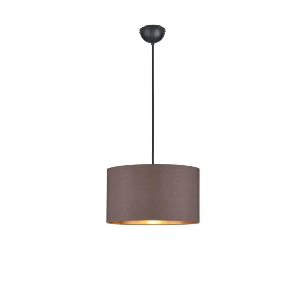 Trio Pendelleuchte Hostel Taupe Gold 40 cm