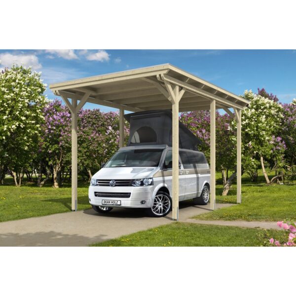 Skan Holz Caravan-Einzelcarport Emsland B x T 404 cm x 604 cm Skan Holz Caravan-Einzelcarport Emsland B x T 404 cm x 604 cm