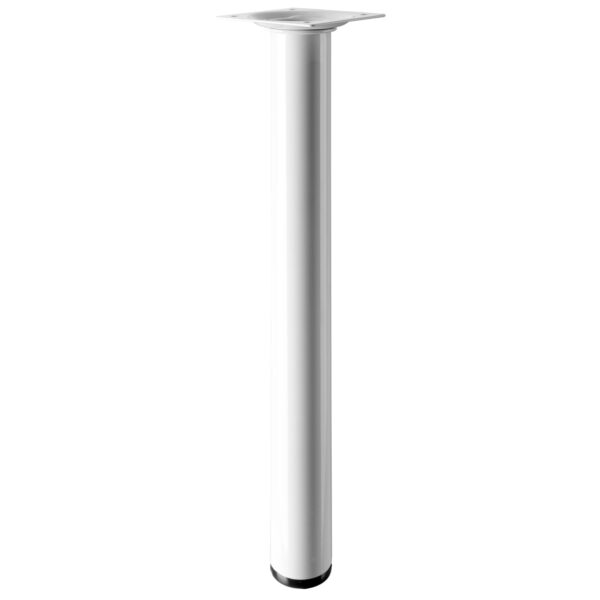 Hettich Tischbein Ø 30 mm x 300 mm Weiß