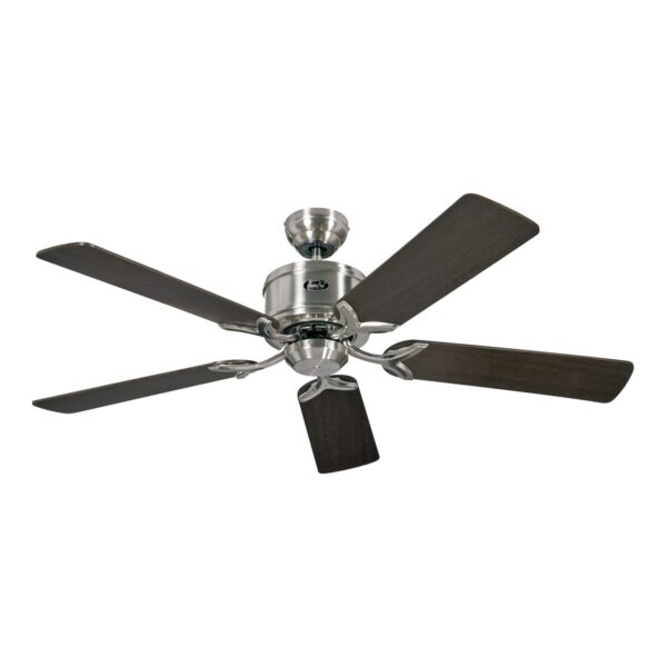 CASAFAN Energiespar Deckenventilator mit Fernbedienung Eco Elements 132 cm Chrom Gebürstet