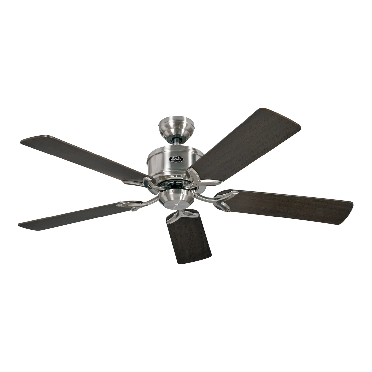 CASAFAN Energiespar Deckenventilator mit Fernbedienung Eco Elements 132 cm Chrom Gebürstet