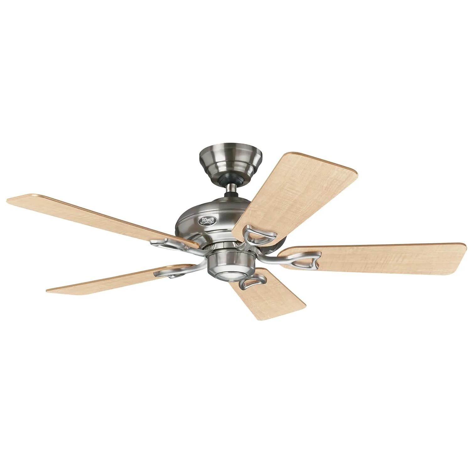 HUNTER FANS Deckenventilator Hunter Seville II 112 cm Nickel Gebürstet mit Zugschnur