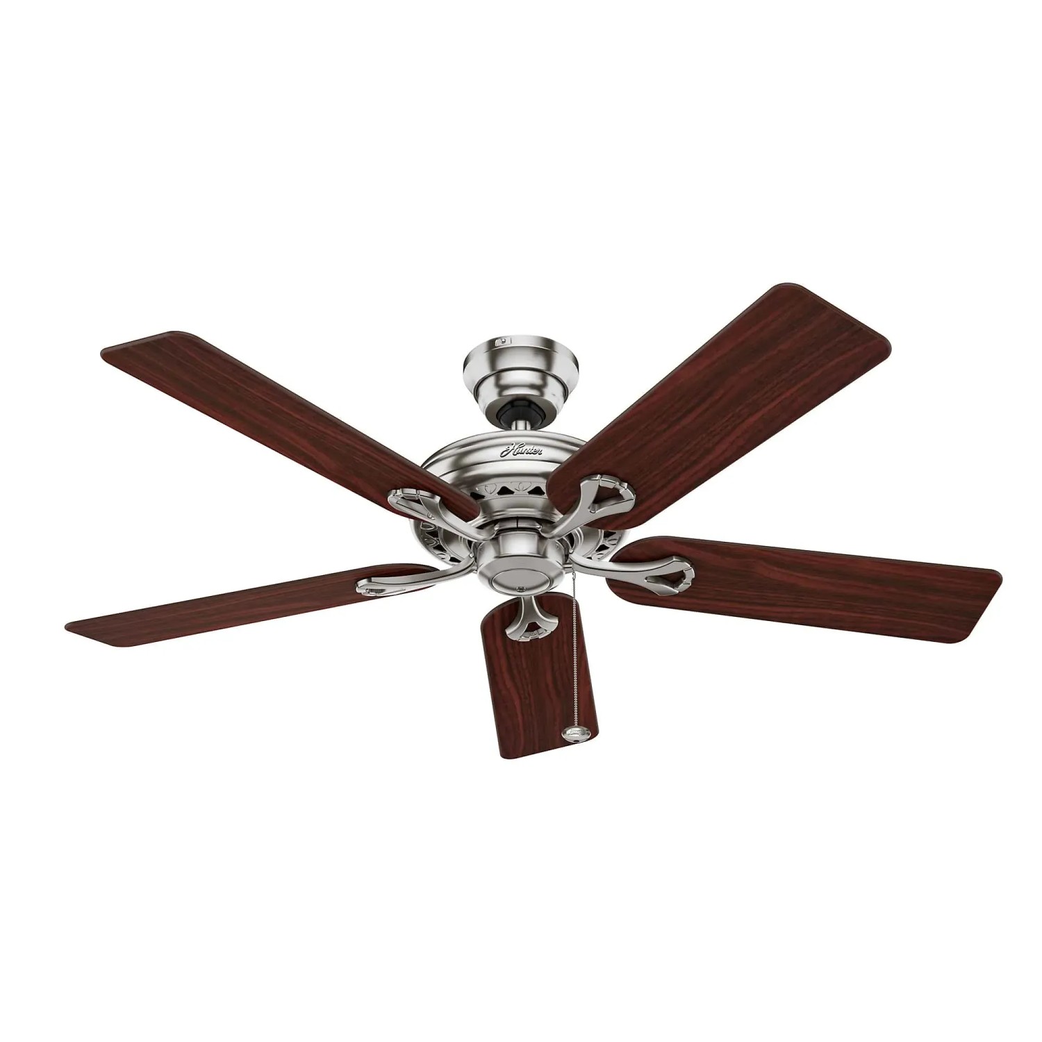 HUNTER FANS Deckenventilator Savoy 132 cm Nickel Gebürstet mit Zugkette