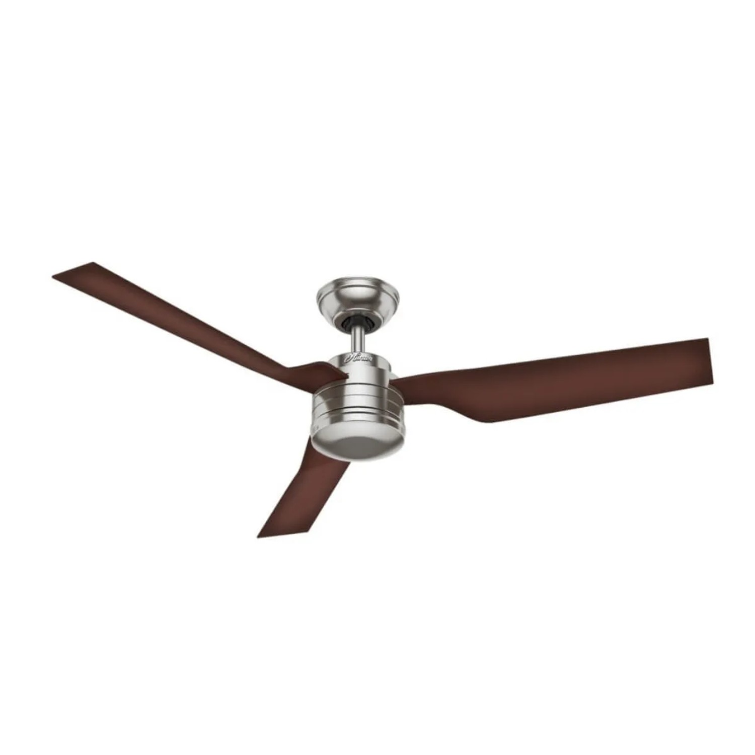 HUNTER FANS Deckenventilator Flight 132 cm Nickel Gebürstet mit Wandschalter