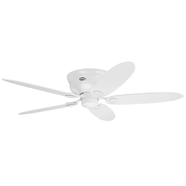 HUNTER FANS Deckenventilator Hunter Low Profile III Weiß mit Zugschalter