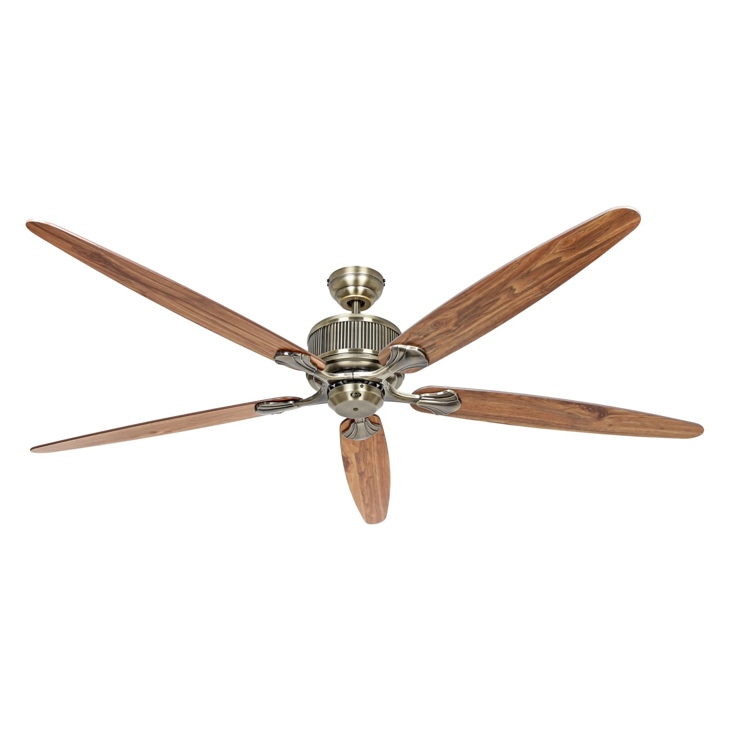 CASAFAN Energiespar Deckenventilator mit Fernbedienung Eco Elements 180 cm Messing Antik