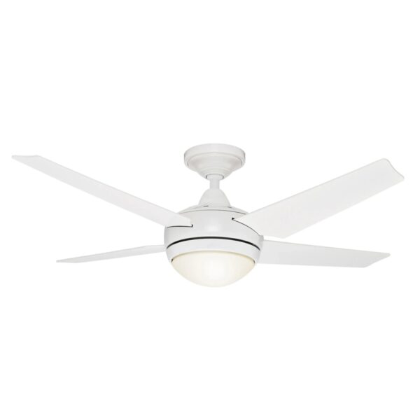 HUNTER FANS Deckenventilator Sonic Weiß 132 cm mit Beleuchtung und Fernbedienung HUNTER FANS Deckenventilator Sonic Weiß 132 cm mit Beleuchtung und Fernbedienung