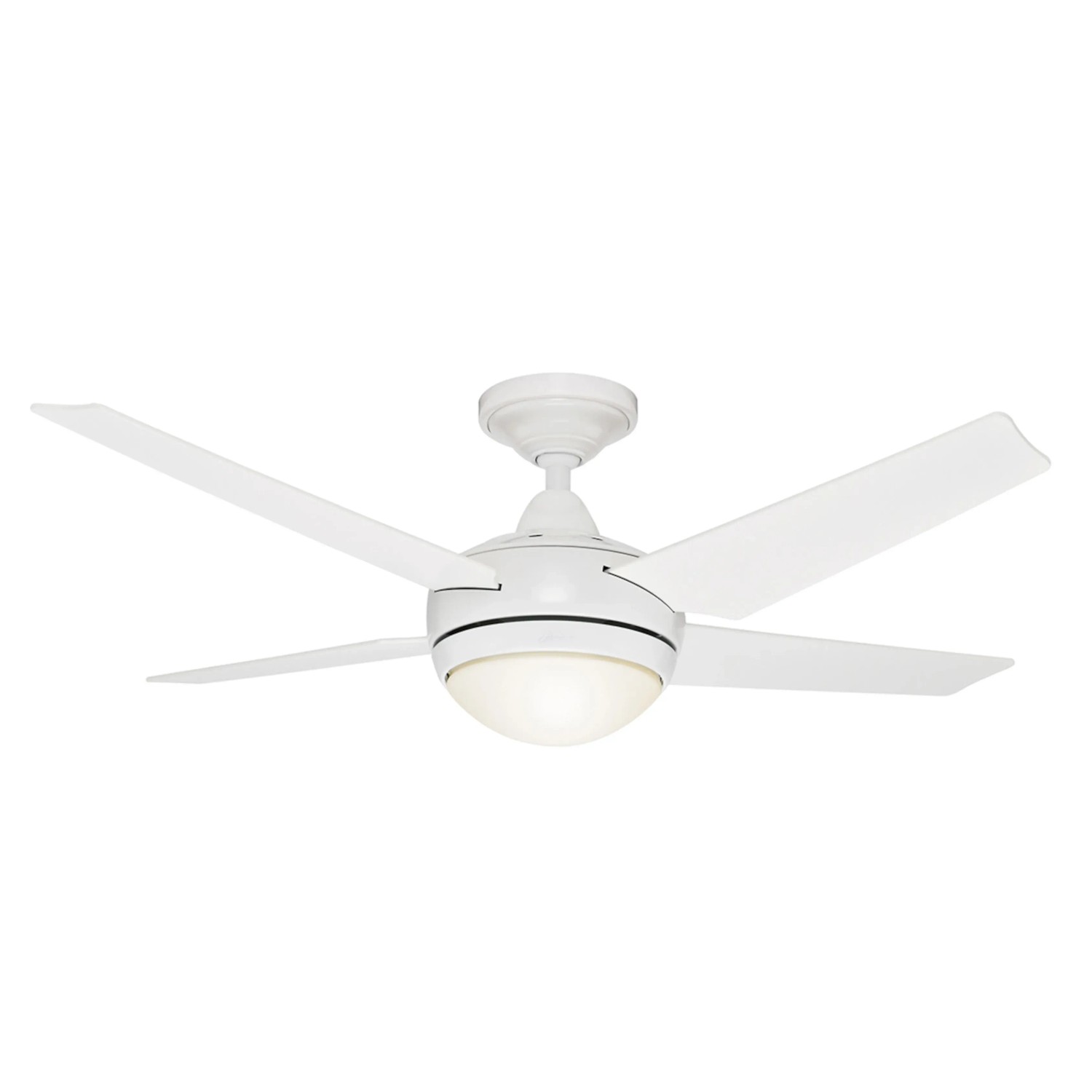 HUNTER FANS Deckenventilator Sonic Weiß 132 cm mit Beleuchtung und Fernbedienung