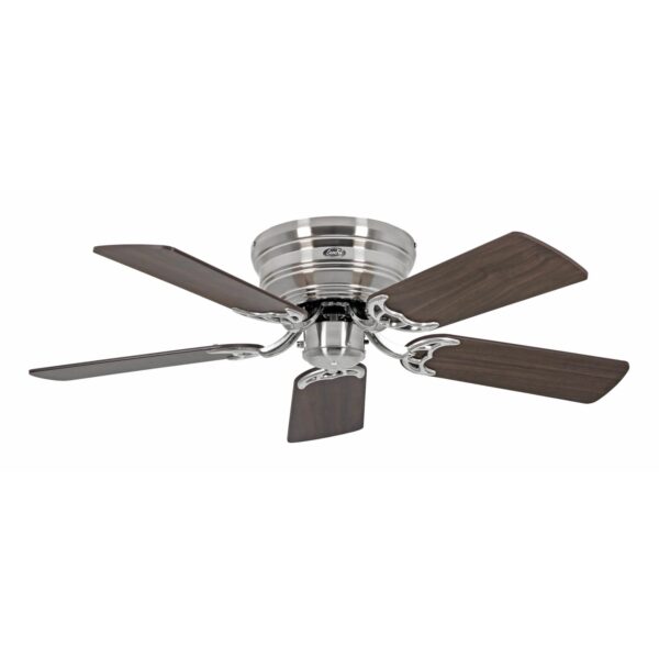 CASAFAN Flacher Deckenventilator mit Zugkette Classic Flat III Chrom Gebürstet 103 CASAFAN Flacher Deckenventilator mit Zugkette Classic Flat III Chrom Gebürstet 103