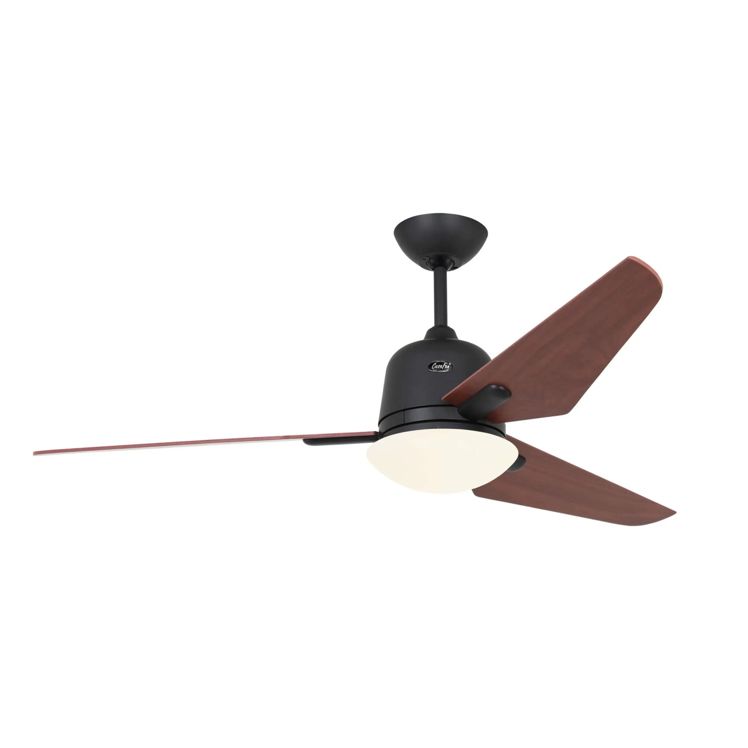 CASAFAN Energiespar Deckenventilator mit Beleuchtung und Fernbedienung Eco Aviatos 132 cm Basaltgrau