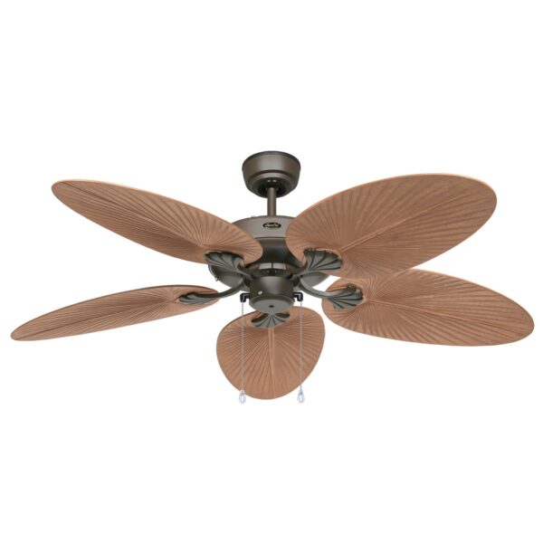 CASAFAN Outdoor Deckenventilator mit Zugketten Classic Outdoor Bronze - Palme CASAFAN Outdoor Deckenventilator mit Zugketten Classic Outdoor Bronze - Palme