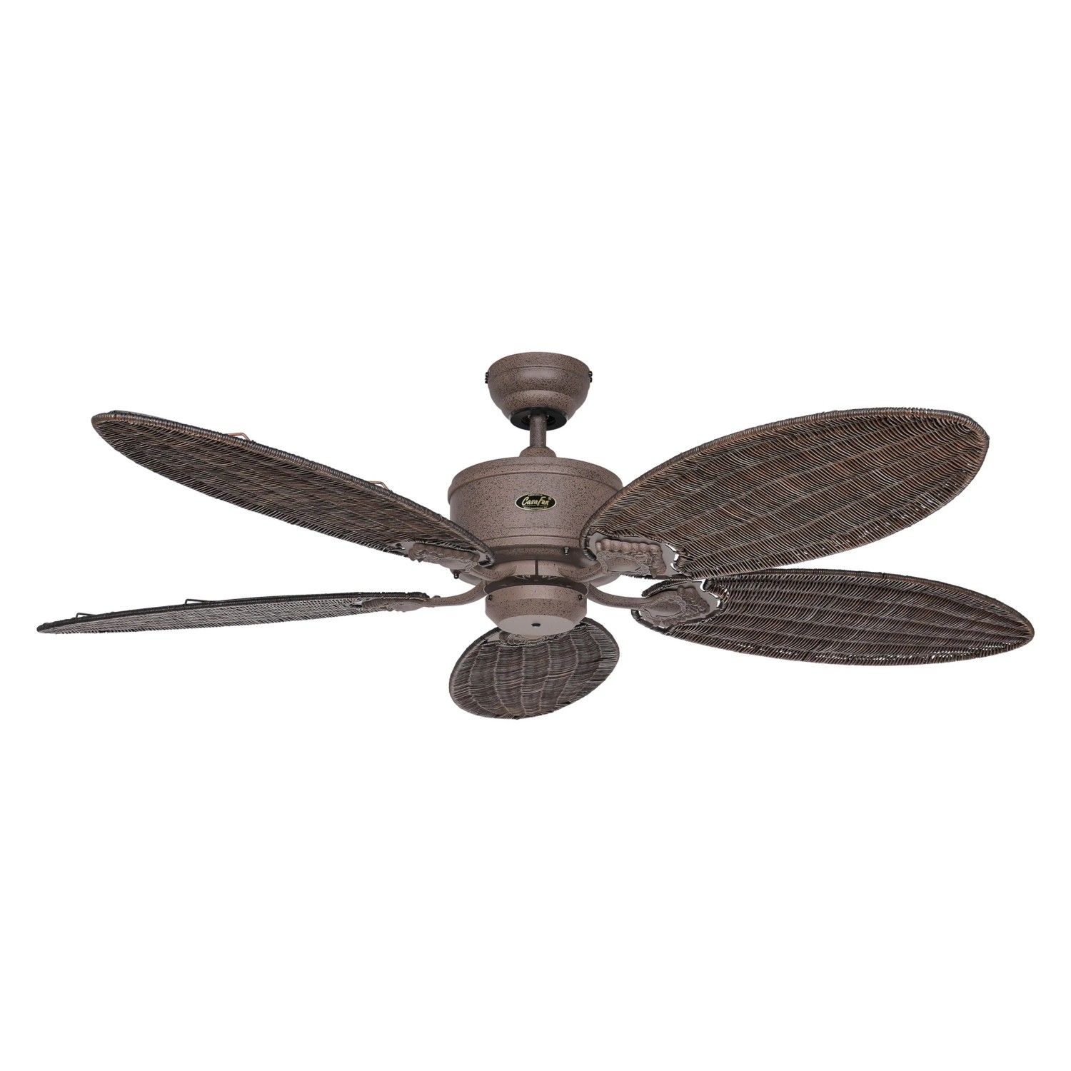 CASAFAN Energiespar Deckenventilator mit Fernbedienung Caribbean Dream Eco II Braun - Rattan