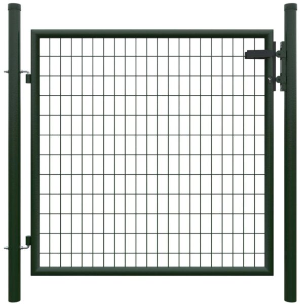 T & J Einzeltor inkl. Pfosten Strong Grün 125 cm x 170 cm