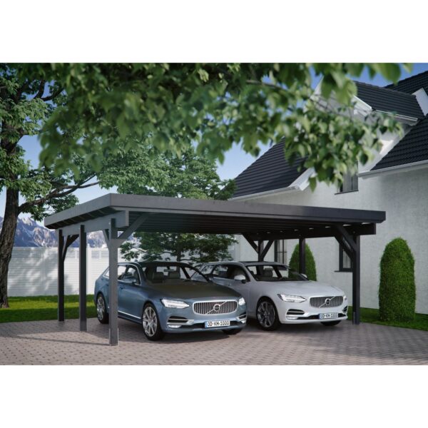Kiehn-Holz Doppelcarport KH 311 BxT: 634 x 504 cm Kiehn-Holz Doppelcarport KH 311 BxT: 634 x 504 cm