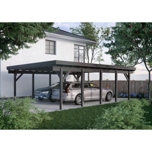 Kiehn-Holz Doppelcarport KH 331 BxT: 634 cm x 754 cm Kiehn-Holz Doppelcarport KH 331 BxT: 634 cm x 754 cm