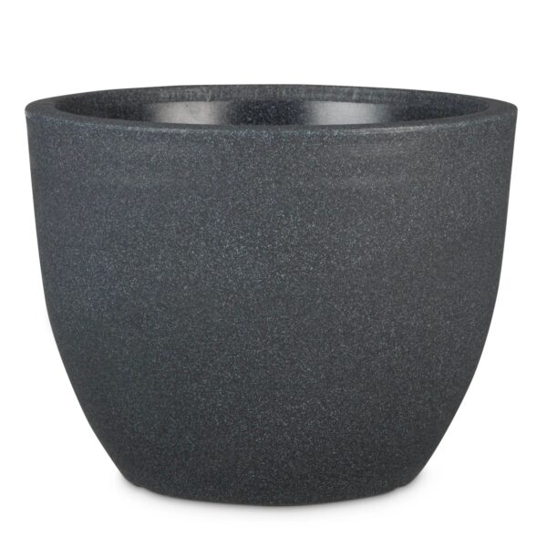Scheurich Pflanzgefäß Padua Ø 39,6 cm x 30,7 cm Schwarz Granit