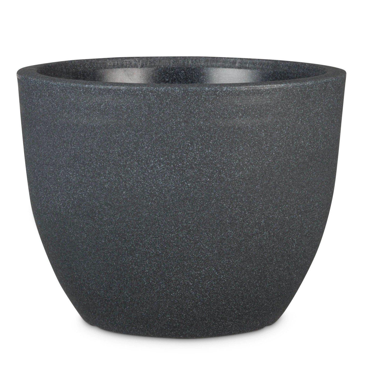 Scheurich Pflanzgefäß Padua Ø 39,6 cm x 30,7 cm Schwarz Granit