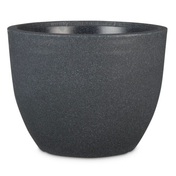 Scheurich Pflanzgefäß Padua Ø 49,6 cm x 38,4 cm Schwarz Granit