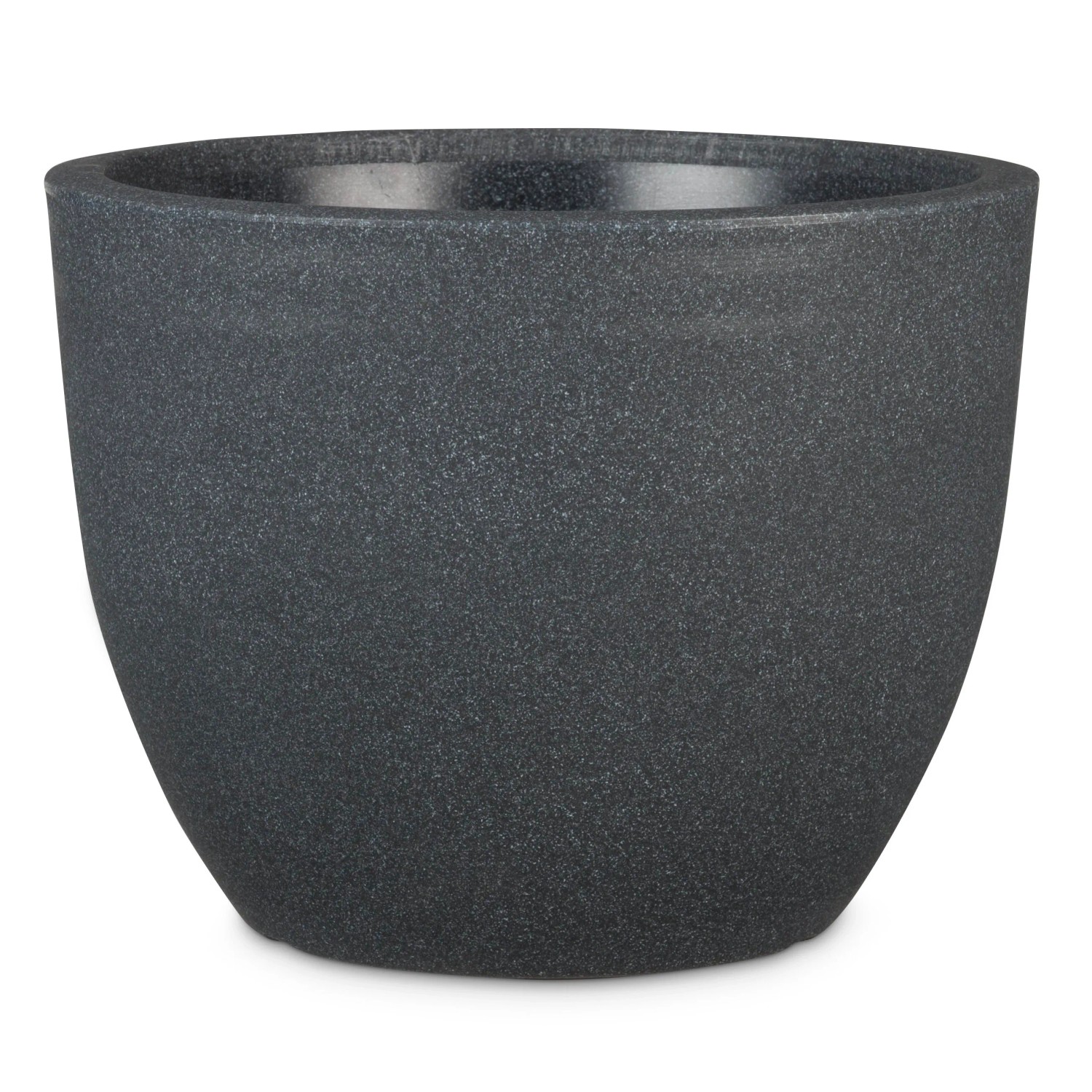 Scheurich Pflanzgefäß Padua Ø 49,6 cm x 38,4 cm Schwarz Granit