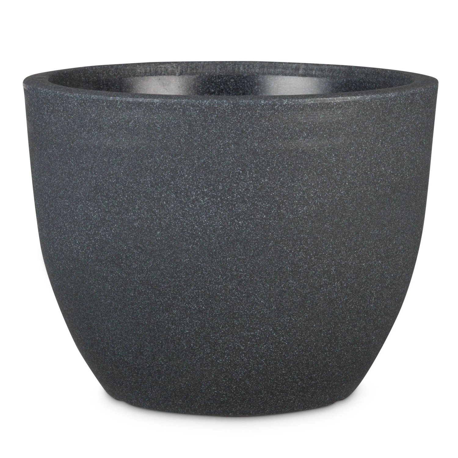 Scheurich Pflanzgefäß Padua Ø 29,8 cm x 23,1 cm Schwarz Granit