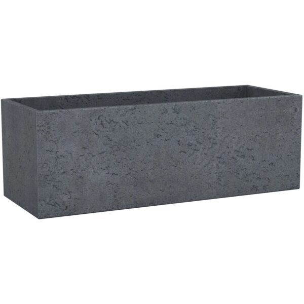 Scheurich Pflanzgefäß C-Cube Long 80 cm Stony Black