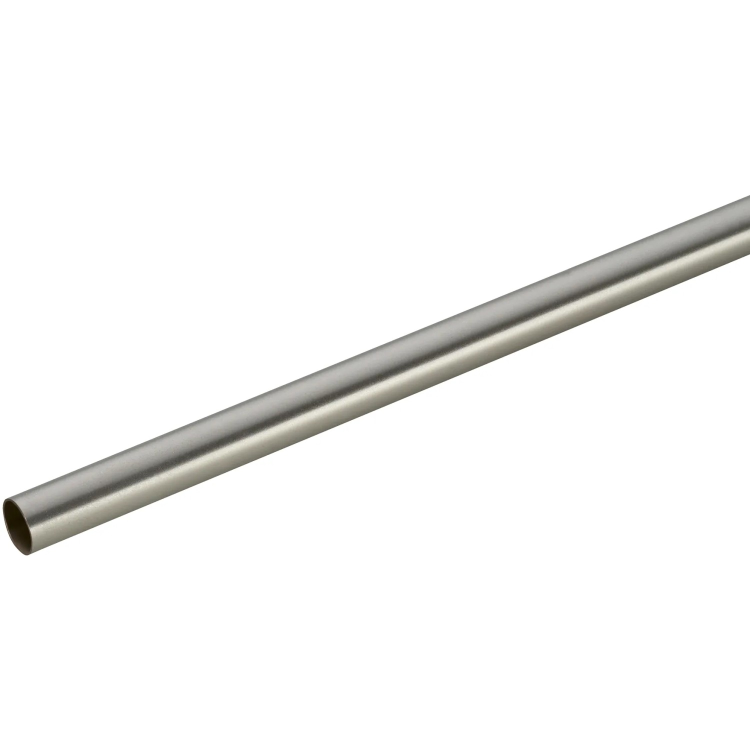 Mydeco Gardinenstange für Ringe Edelstahl-Optik Ø 1,6 cm x 200 cm