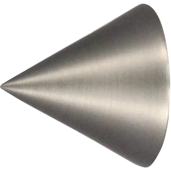 Mydeco Gardinenstange-Endstück Cone Edelstahl-Optik Ø 1,6 cm