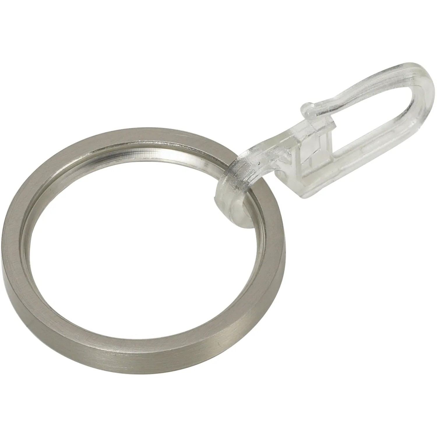 Mydeco Gardinen-Ringe Edelstahl-Optik Ø 3,4 cm für Ø 1,6 cm Gardinenstangen