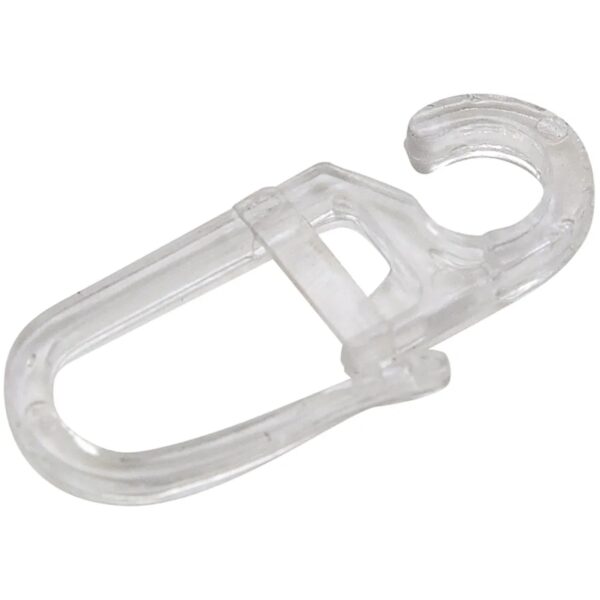 Mydeco Gardinenhaken Glasklar für 1,6 cm Gardinenringe
