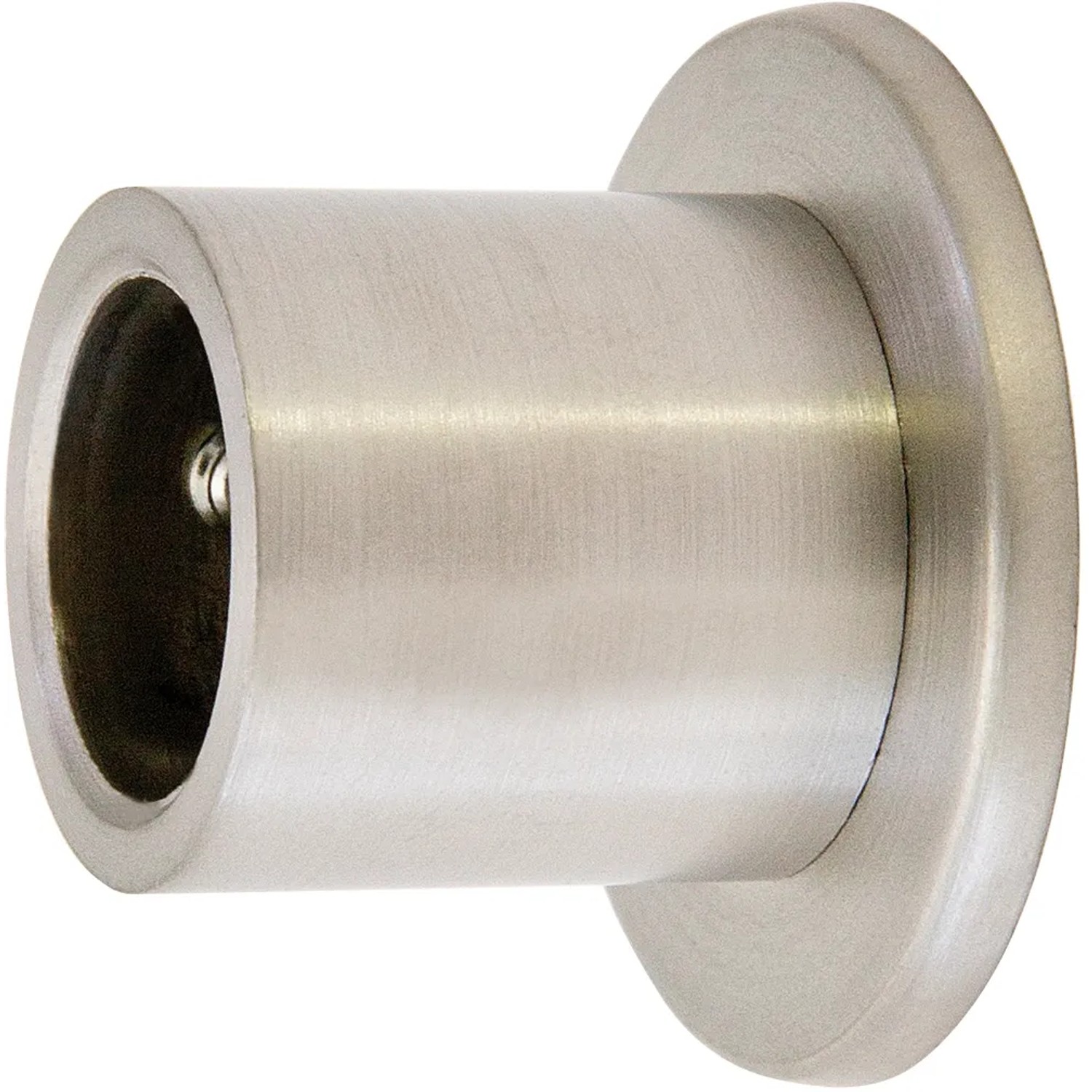 Mydeco Wandhalterung-Gardinenstange Edelstahl-Optik Ø 1,6 cm