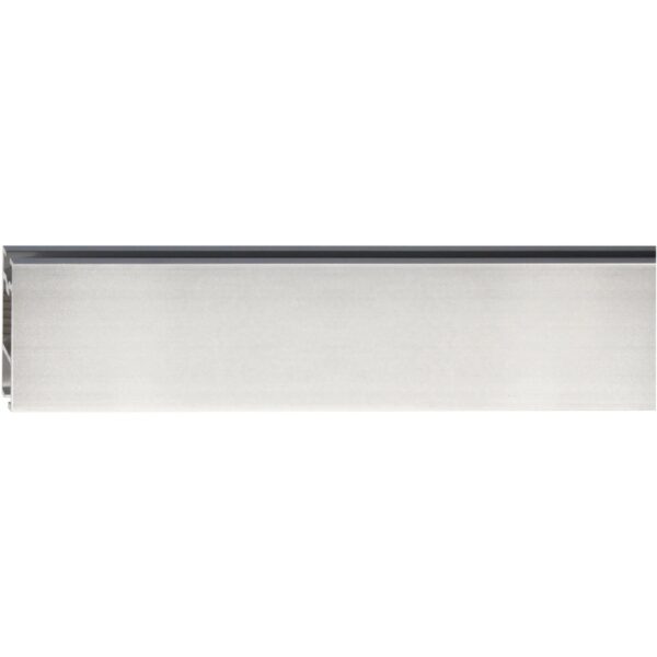 Mydeco Gardinenstange für Gleiter Edelstahl-Optik 3,2 cm x 1,1 cm Länge 160 cm Mydeco Gardinenstange für Gleiter Edelstahl-Optik 3,2 cm x 1,1 cm Länge 160 cm