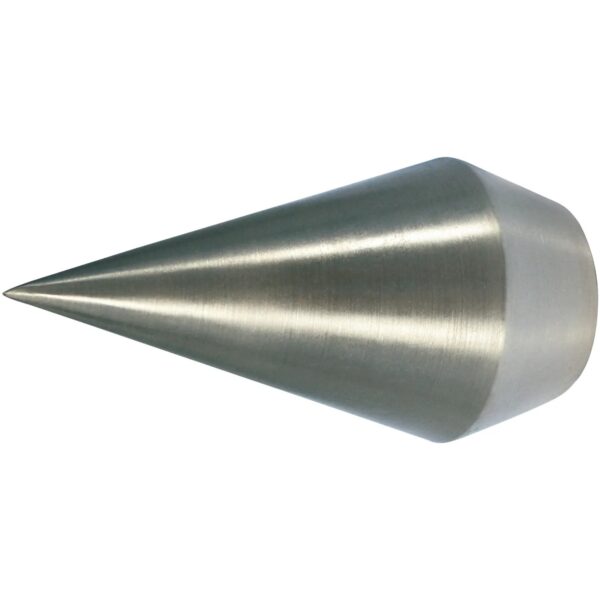 Mydeco Gardinenstange-Endstück Point Edelstahl-Optik Ø 2 cm