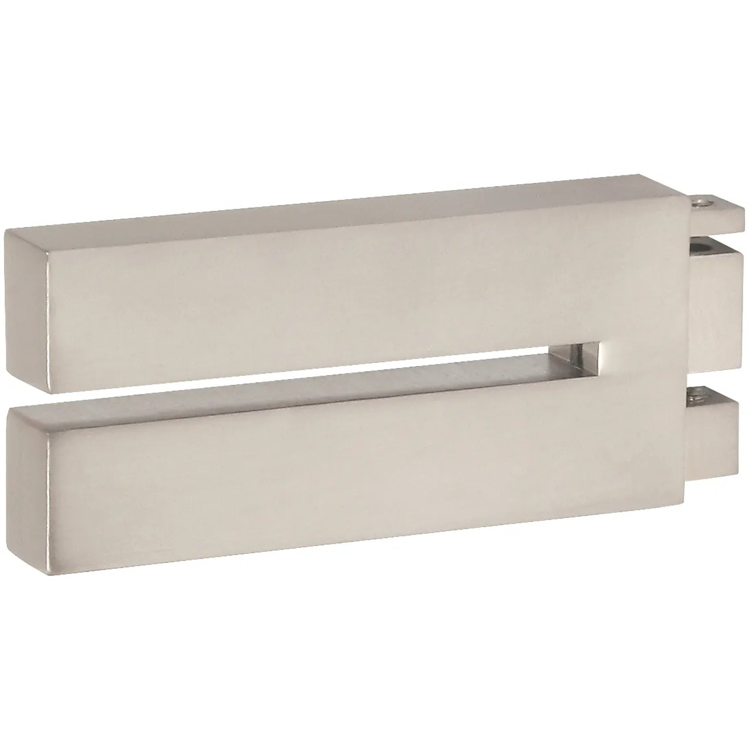 Mydeco Gardinenstange-Endstück Slot Edelstahl-Optik 3,2 cm x 1,1 cm