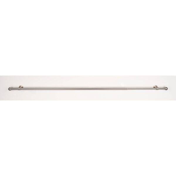 mydeco Gardinenstange-Komplettset 2in1 ausziehbar Edelstahl-Optik 160-280cm