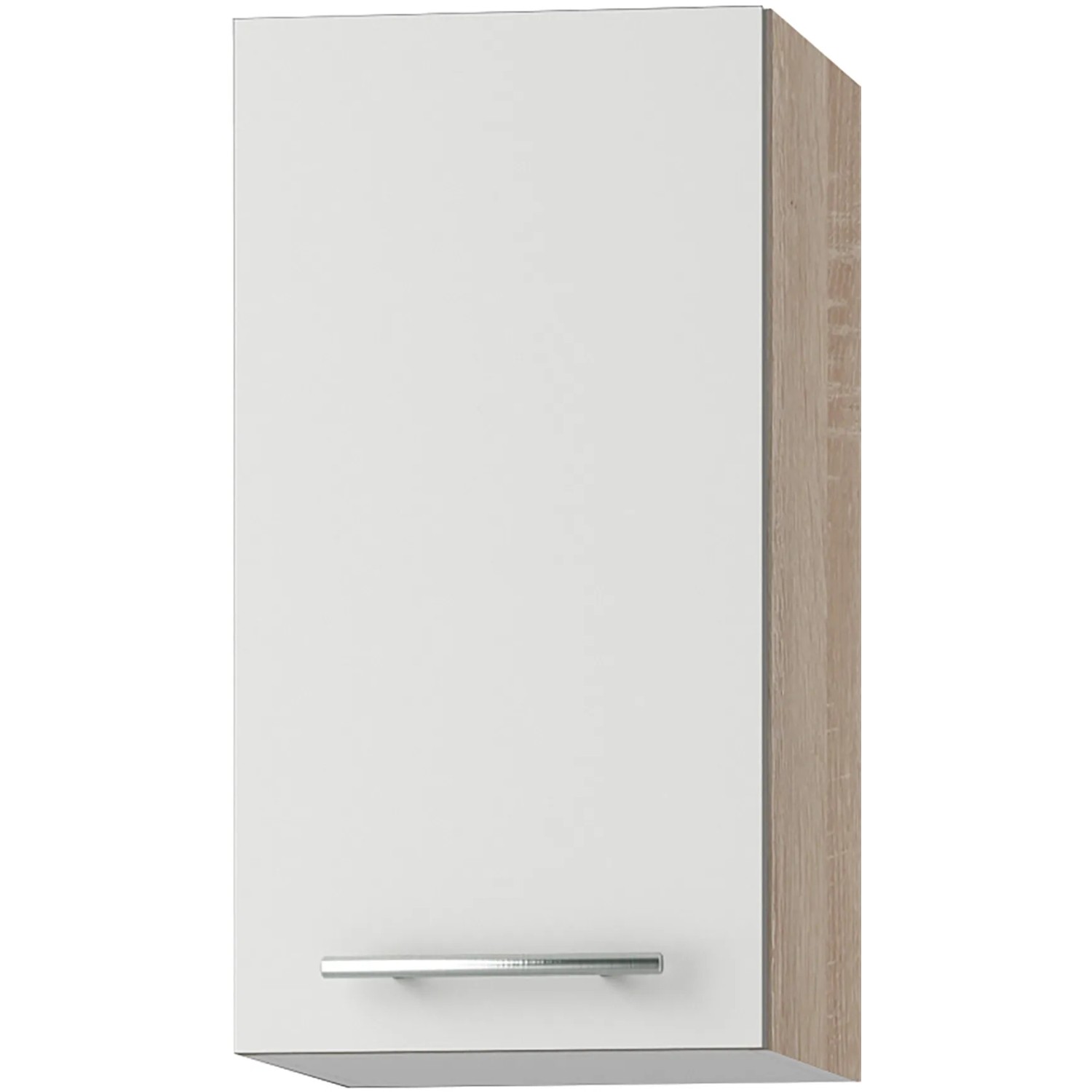 Optifit Küchen-Oberschrank Dakar286 30 cm x 57,6 cm x 34,6 cm Weiß-Eiche