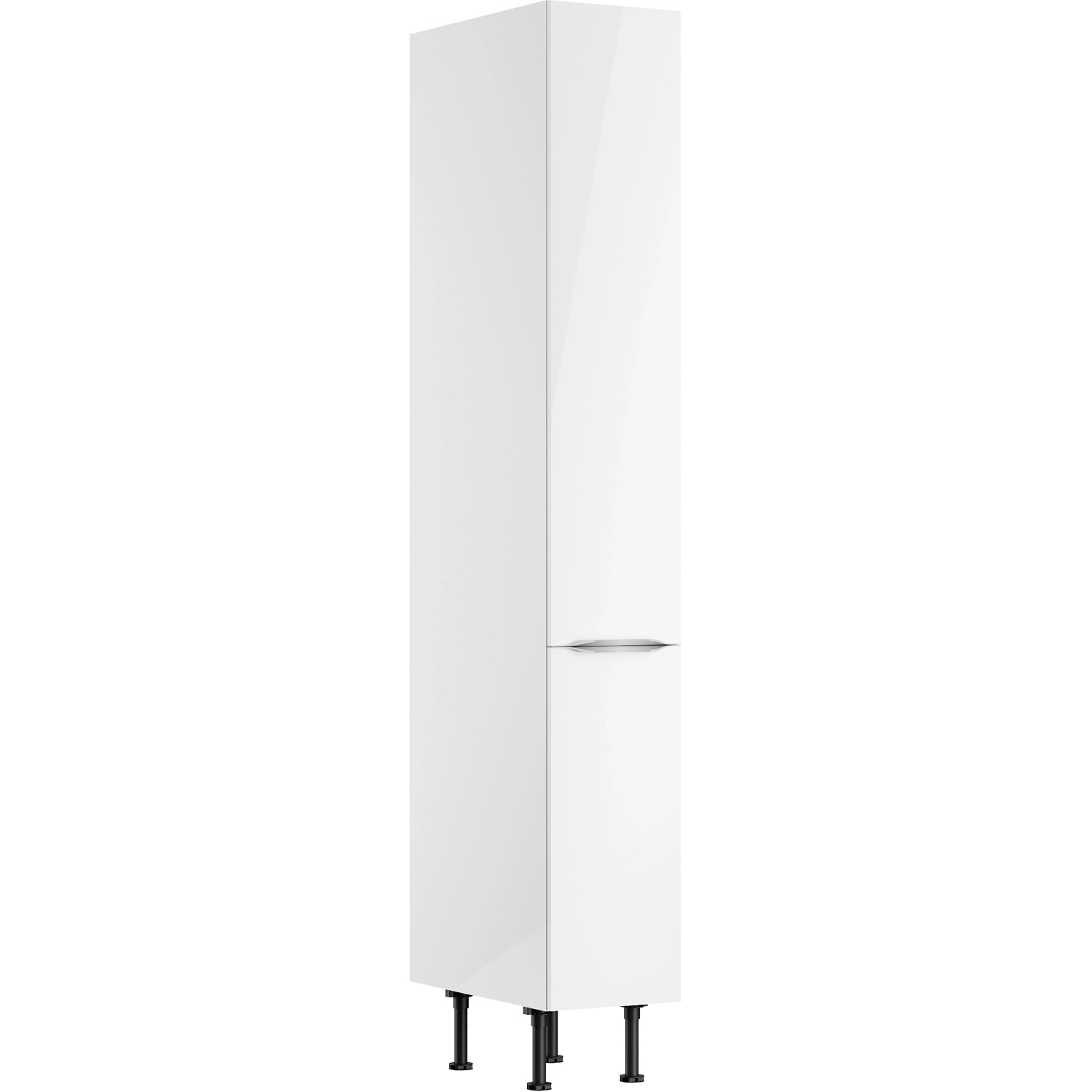 Optifit Küchen-Apothekerschrank Arvid986 30 cm x 211,8 cm x 58,4 cm Weiß