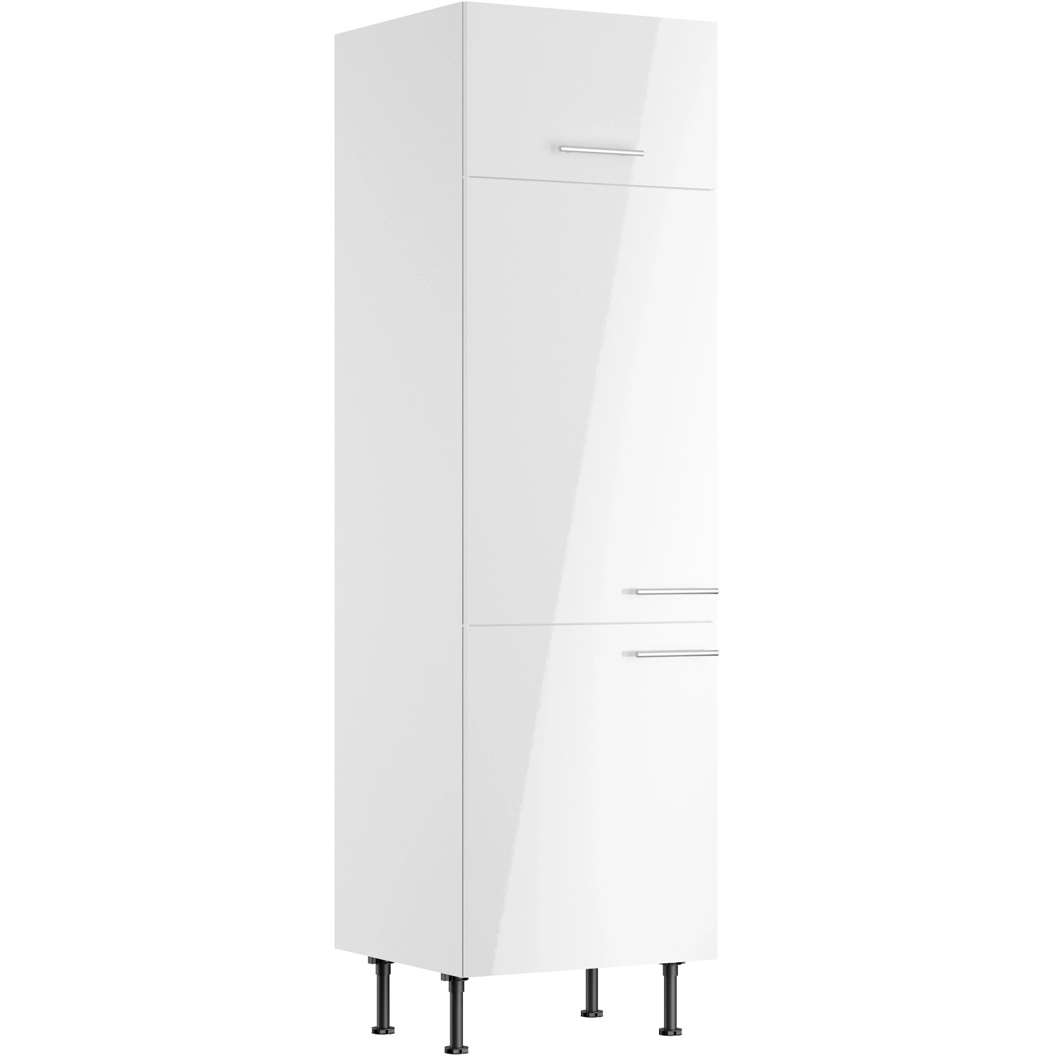 Optifit Küchen-Hochschrank für Kühlschrank Rurik986 60cm x 211,8cm x 58,4cm Weiß