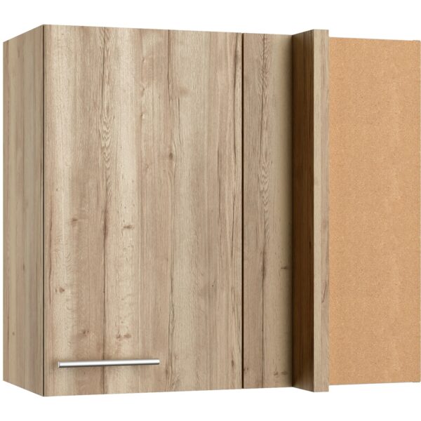 Optifit Küchen-Eckoberschrank Erik290 80/45 x 70,4 x 34,9 cm Wildeiche