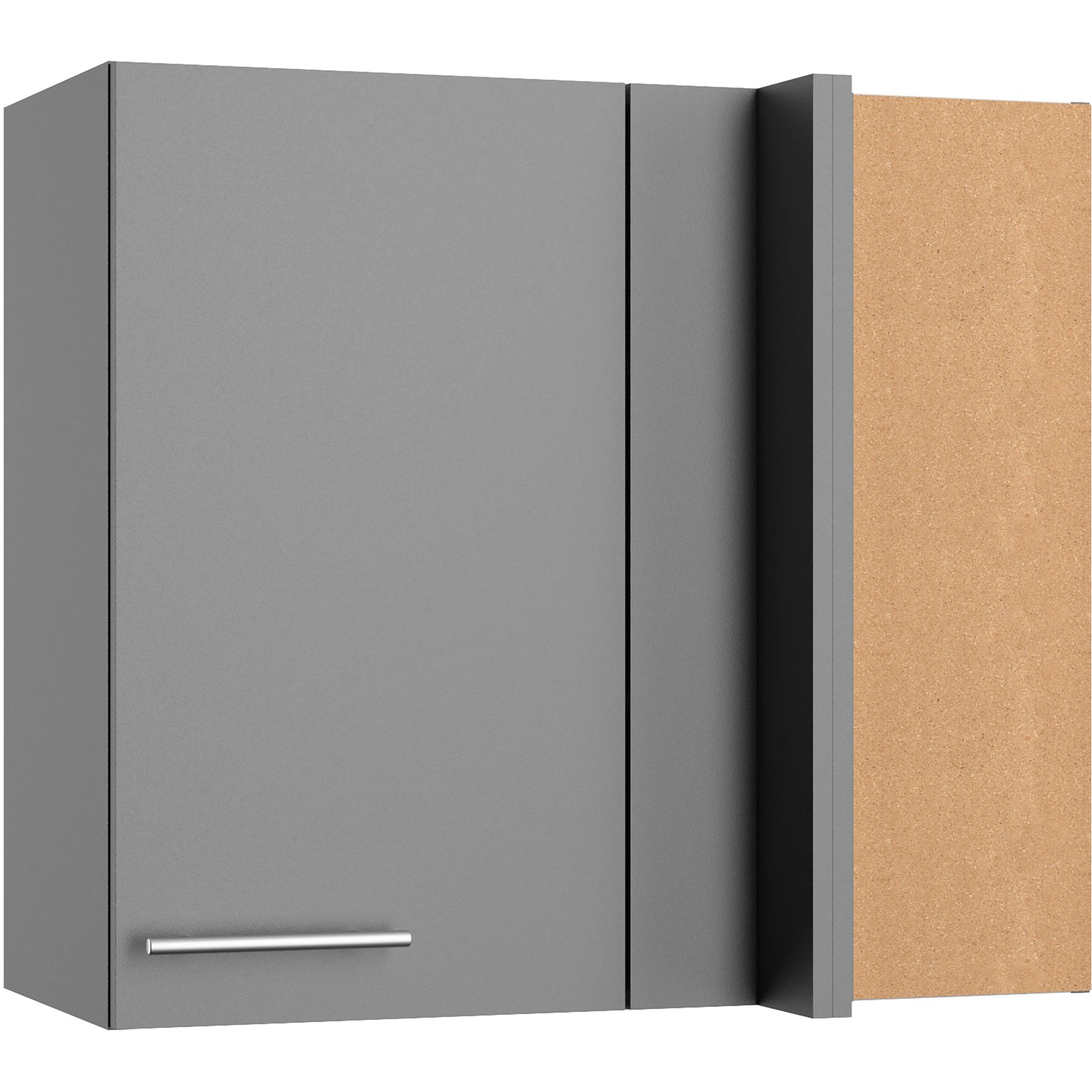 Optifit Küchen-Eckoberschrank Mats825 80/45 x 70,4 x 34,9 cm Basaltgrau