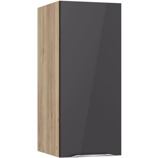 Optifit Küchen-Oberschrank Linus984 30cm x 70,4cm x 34,9cm Anthrazit-Wildeiche Optifit Küchen-Oberschrank Linus984 30cm x 70,4cm x 34,9cm Anthrazit-Wildeiche