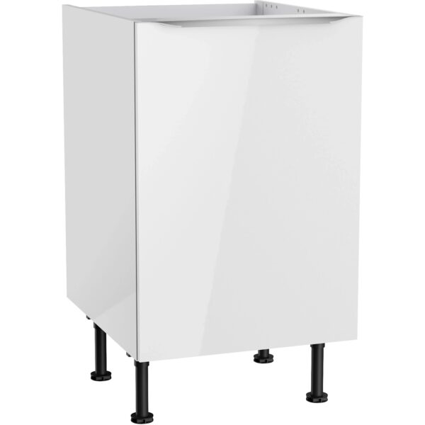 Optifit Küchen-Spülenunterschrank Arvid986 50 cm x 87 cm x 58,4 cm Weiß