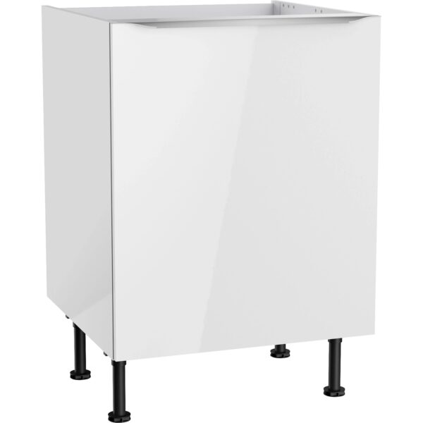 Optifit Küchen-Spülenunterschrank Arvid986 60 cm x 87 cm x 58,4 cm Weiß