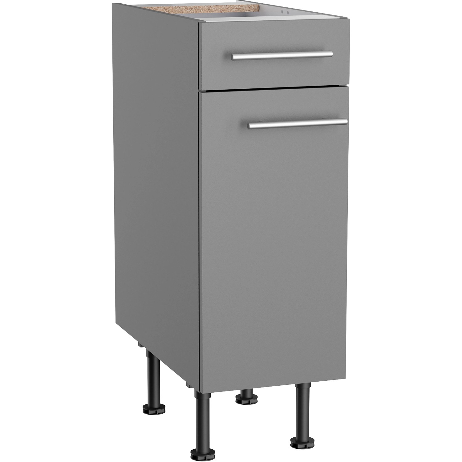 Optifit Küchen-Unterschrank Mats825 30 cm x 87 cm x 58,4 cm Basaltgrau