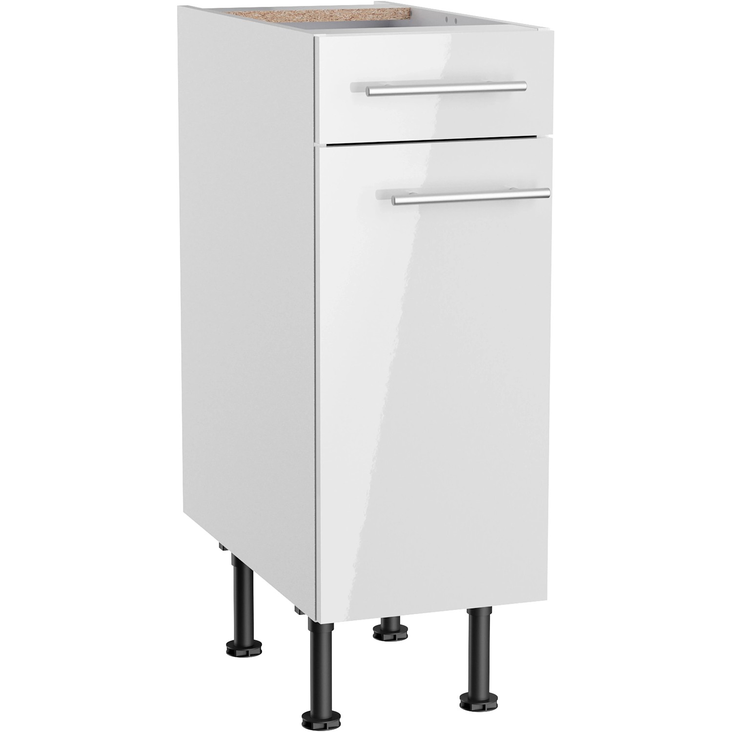 Optifit Küchen-Unterschrank Rurik986 30 cm x 87 cm x 58,4 cm Weiß
