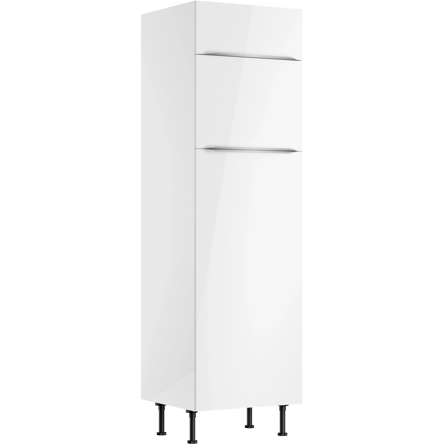 Optifit Küchen-Hochschrank für Kühl-Gefrier-Kombi Arvid986 60 cm Weiß
