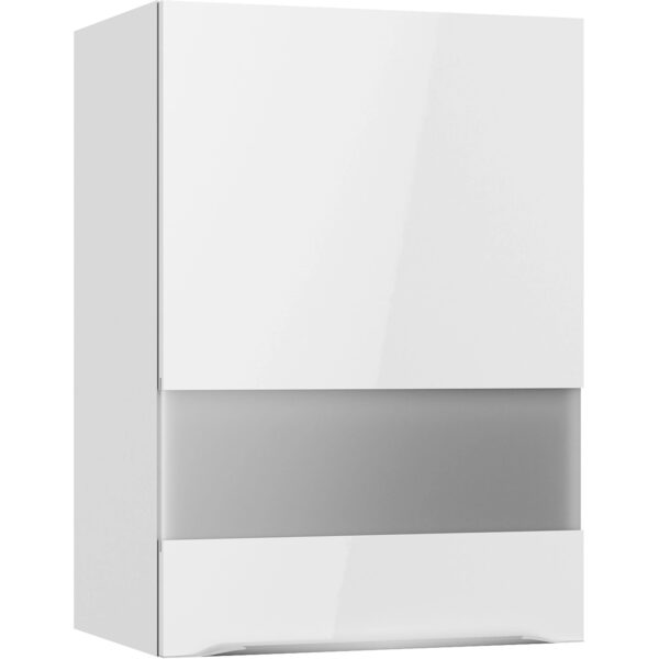 Optifit Küchen-Oberschrank mit Glassegment Arvid986 50 x 70,4 x 34,9 cm Weiß