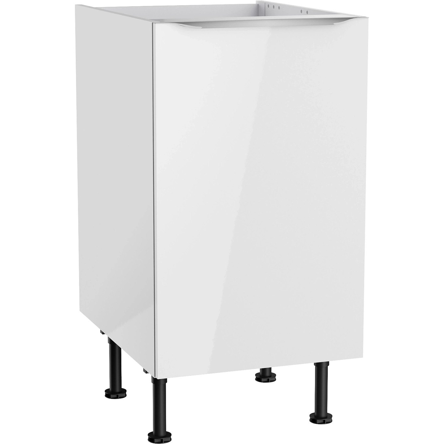 Optifit Küchen-Spülenunterschrank Arvid986 45 cm x 87 cm x 58,4 cm Weiß