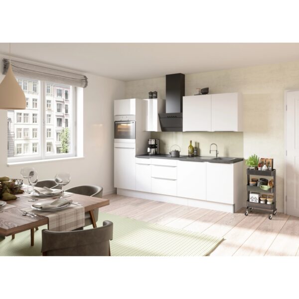 Optifit Küchenzeile Optikoncept Arvid 270 cm Weiß Optifit Küchenzeile Optikoncept Arvid 270 cm Weiß